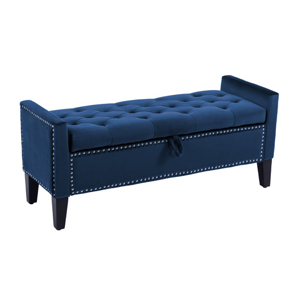 Rosdorf Park Jeani Upholstered Storage Ottoman Wayfair